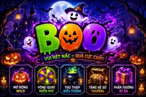 Bụi sao dạ quang tỏa luồng sóng xanh bùng nổ biểu tượng trong FC88 BOO